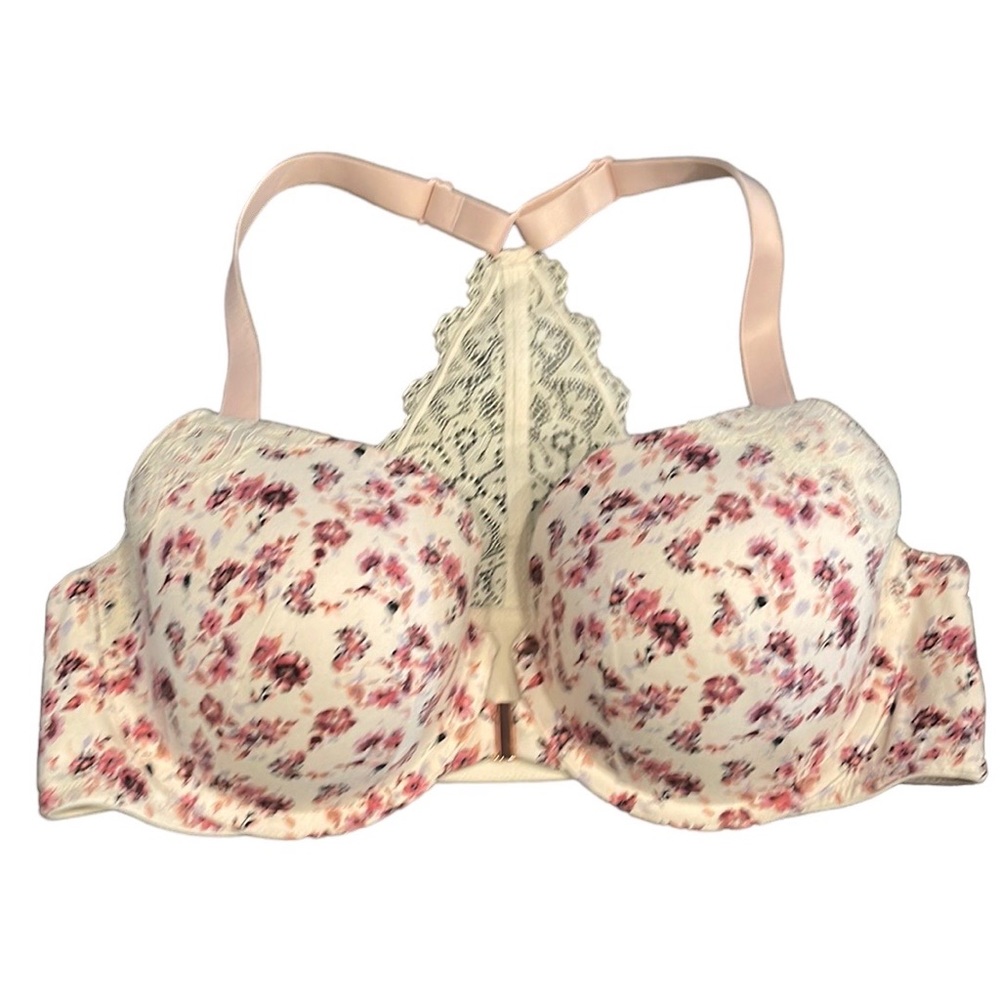 Torrid Cacique Plus Floral Bra 42C EUC